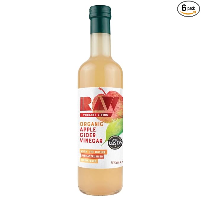 Raw Health Organic Apple Cider Vinegar 500ml - Pack of 6