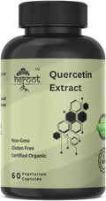 Quercetin Extract Capsules Non-GMOGluten-Free Vegetarian Supports Overall Health Strength Energy (60 Capsules)