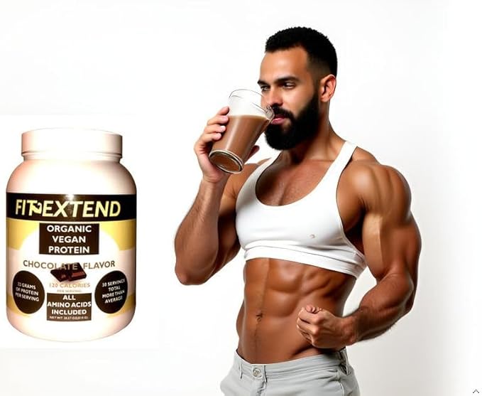 Vegan Protein Powder 30 Servings 120 Calories 22 G Plant Protein Per Serving Organic Chocolate Flavor High Protein Low Carb 0 Sugar