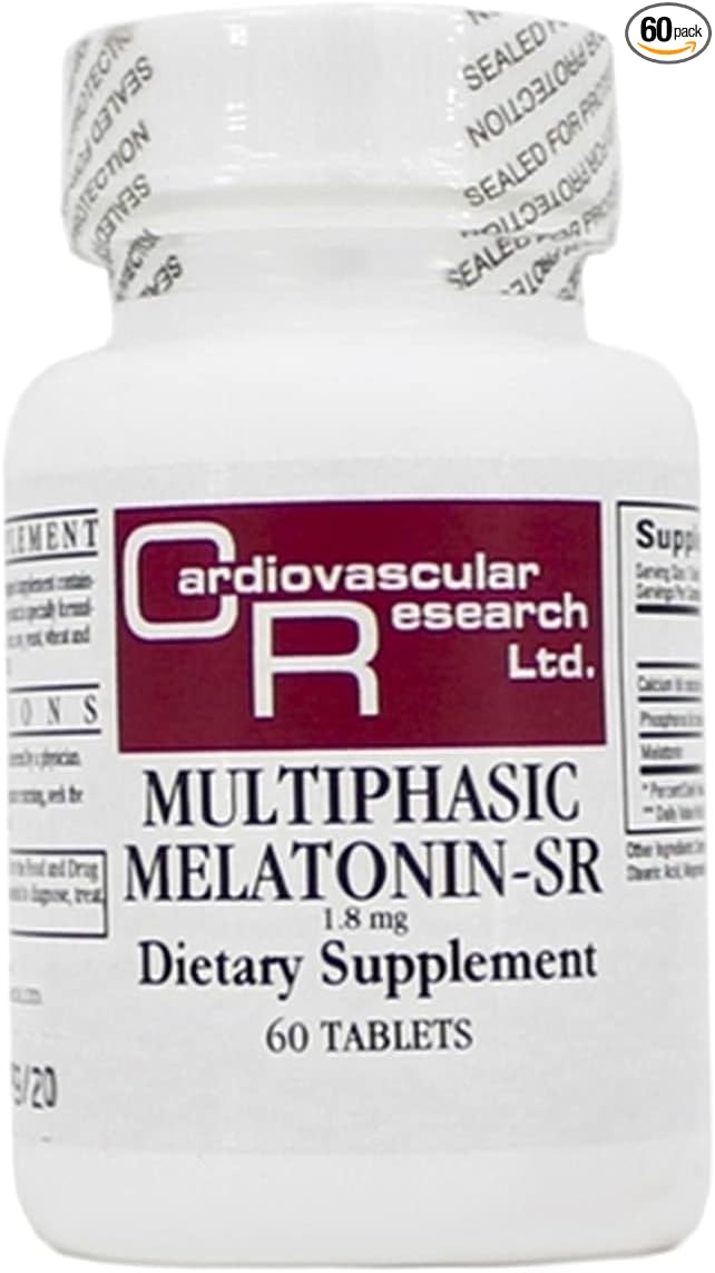 Cardiovascular Research - Multiphasic Melatonin-SR 1.8 mg 60 tabs