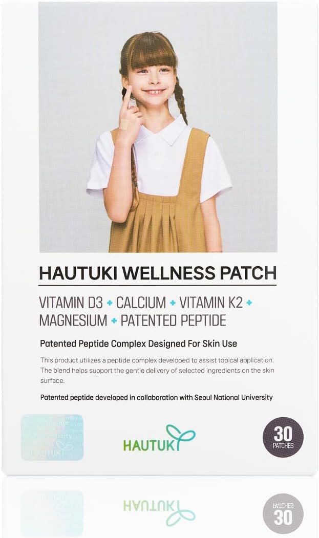 Wellness Patch for Kids Daily Growth Support and Vital Nutrient Absorption Supports Child Height Growth and Bone Development Aged Above 4