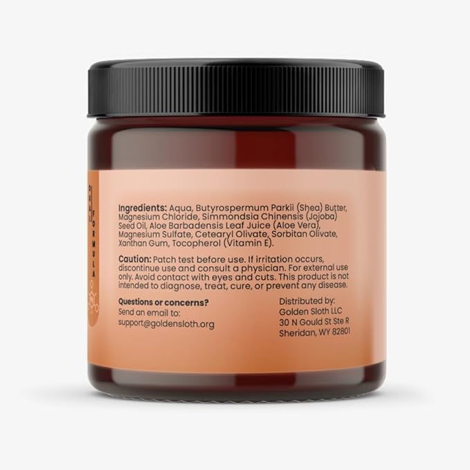 Magnesium Cream - Unscented Topical Lotion - Highly Concentrated with 2 Types of Magnesium Made in USA All-Natural