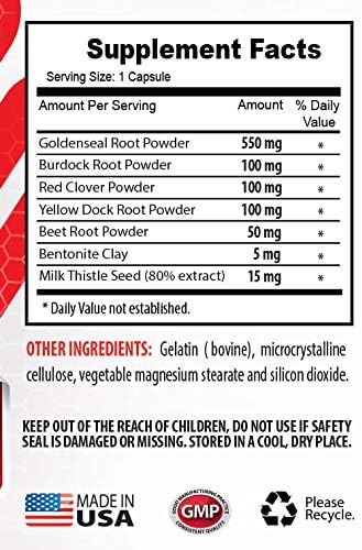 Wellness Supplements for Women - Full Body Detox and Cleanse Complex 920 MG - Milk Thistle Vitamins - 2 Bottles 200 Capsules