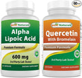 Best Naturals Alpha Lipoic Acid 600 mg &amp Quercetin with Bromelain