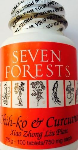 Seven Forests - Chih-ko &amp Curcuma 100 Tablets