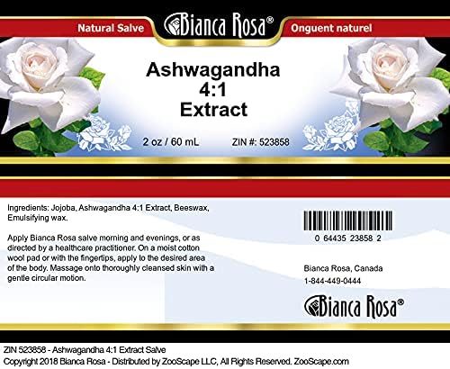 Ashwagandha 4:1 Extract Salve (2 oz ZIN: 523858)