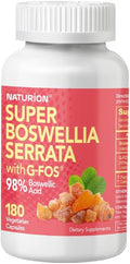 Super Boswellia Serrata with G-FOS - 98% Boswellic Acid - Supports Joint &amp Mobility Health - 180 Vegan Capsules 180 Day Supply