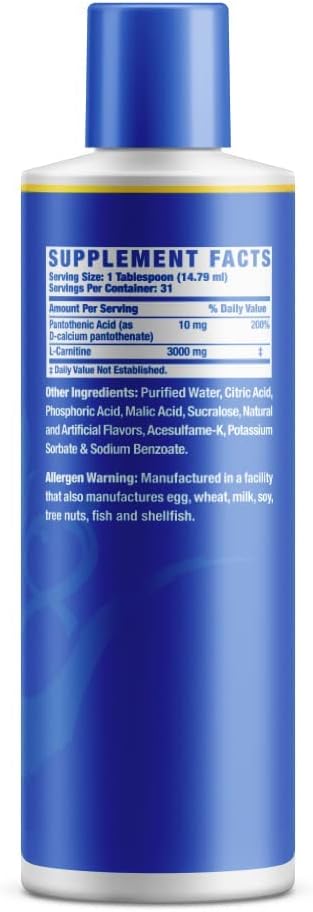 Ronnie Coleman Signature Series L-Carnitine XS 3000 Liquid Amino Acids Metabolism and Lean Muscle Strength Support Stimulant Free Sugar Free Zero Carbs Pink Lemonade 16 Oz