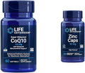 Life Extension Super Ubiquinol CoQ10 with Enhanced Mitochondrial Support ubiquinol CoQ10 &amp Zinc Caps zinc 50 mg zinc Citrate Support The Body's Immune defenses
