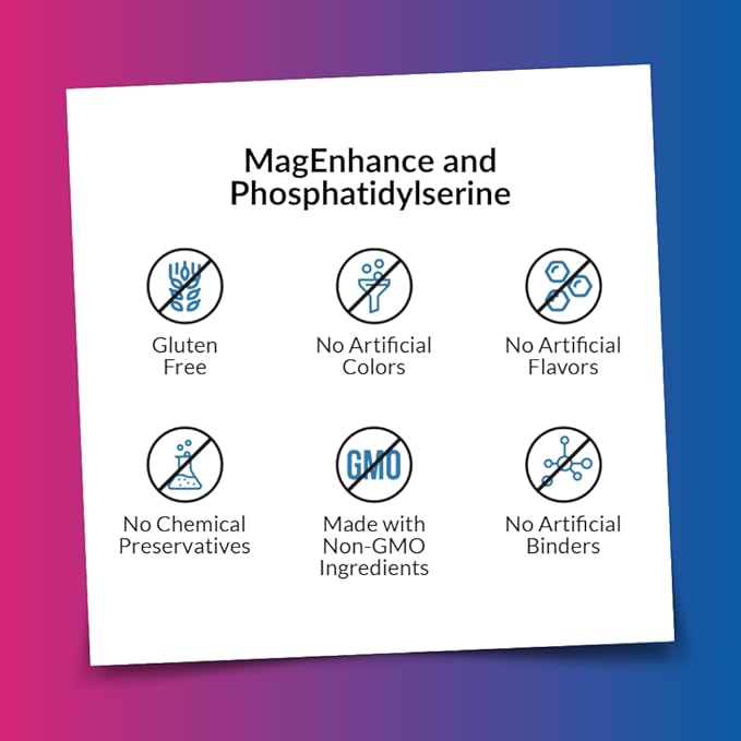 Intelligent Labs 2-in-1 Bundle of MagEnhance Triple Magnesium Complex (Magnesium L-Threonate Glycinate and Taurate) + Pure Phosphatidylserine 100mg GMO and Soy-Free 30-Day Supply Each