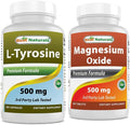 Best Naturals L-Tyrosine 500 Mg &amp Magnesium Oxide 500 mg