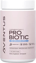 Aventus Women’s Daily Probiotic | 60 Billion CFU | Digestion and Immune Support | Delayed Release Acid Resistant Capsules | 30 Servings 60 ct
