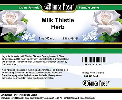 Bianca Rosa Milk Thistle Herb Cream (2 oz ZIN: 524385)