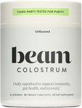 Beam Colostrum Powder – Grass-Fed Bovine Colostrum Supplement 3g Per Serving Colostrum for Gut Health Immune System &amp Digestive Health Support Non-GMO Third-Party Tested 30 Servings