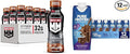 Muscle Milk Pro Advanced Nutrition Protein Shake Knockout Chocolate 11.16 Fl Oz Pack of 12 &amp Pure Protein Chocolate Protein Shake 30g Protein 11oz Bottles 12 Pack