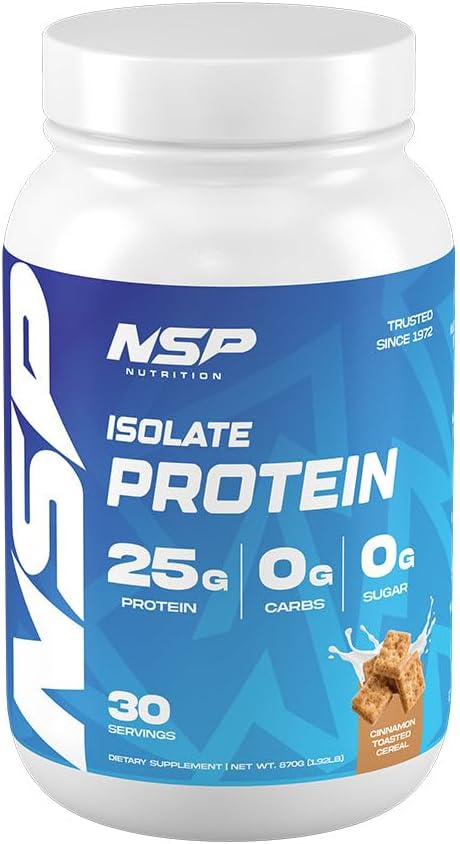 Isolate Protein Cinnamon Crunch | 25g Protein | 0 Sugar | Low Calorie | 30 Servings