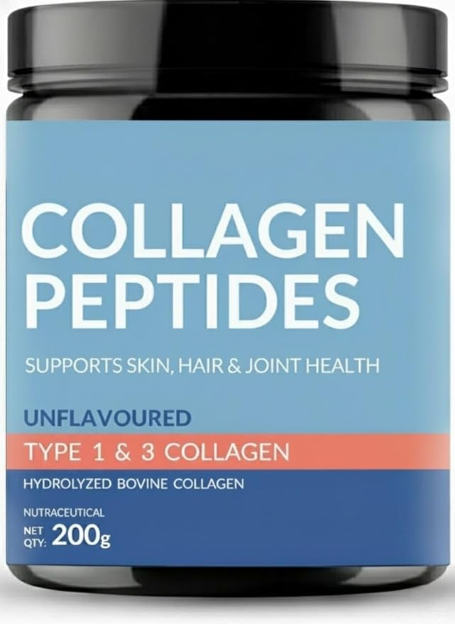 Collagen Supplements | Hydrolyzed Collagen Powder for Women &amp Men | Peptides Powder - Unflavored - Collagen Supplements for Skin &amp Hair - 200g