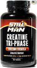 Super Premium Tri-Phase Creatine a Combination of Three Types of creatine for Maximum Results Without All The Negatives