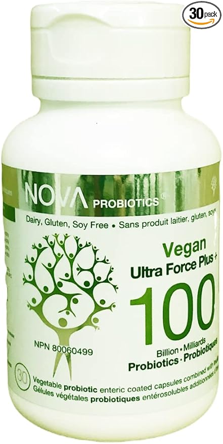 Nova Probiotics Vegan Ultra Force Plus 100 Billion 30 Vcaps