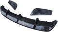 Carbon Fiber/FRP Three Piece Set Rear Bumper Compatible for Mercedes Benz CLA W117 CLA180 CLA200 CLA250 CLA45 AMG Rear Diffuser 2013-2018 (Color : 3PCS Carbon Fiber)