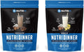 NutriDinner Collagen Protein Powder Bundle – Chocolate &amp Vanilla | Grass-Fed Collagen with Magnesium &amp B-Vitamins | Sleep &amp Recovery Support | Hydrolyzed Collagen Peptides for Joint Skin
