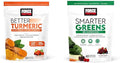Force Factor Better Turmeric Joint Support Supplement for Extra Strength Joint Health &amp Smarter Greens Superfood Chews Greens and Superfoods with Probiotics Antioxidants