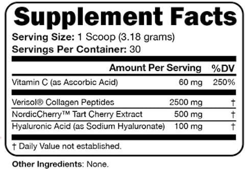 Collagen Beauty Powder™ By Suzy Cohen (3.3 oz) Anti Aging Hydrolyzed Protein Collagen Powder Type I and III for Supple Skin Shiny Hair &amp Strong Nails- Unflavored Powder Drink with Verisol- Made i