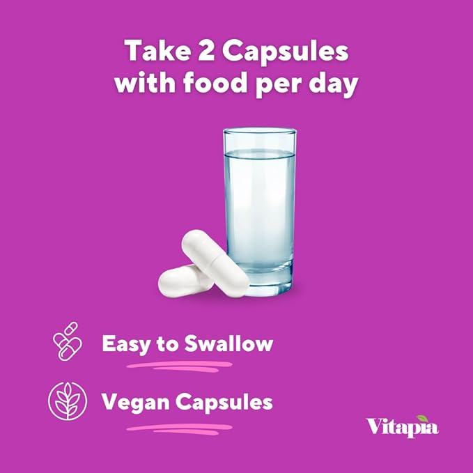 Vitapia Organic Milk Thistle Extract 70:1 Supplement - Liver Cleanse Detox &amp Repair Liver Health Support Antioxidants - 120 Vegan Capsules Non GMO Gluten Free