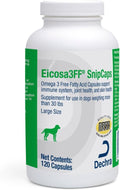 Eicosa3FF SnipCaps Omega 3 Free Fatty Acid Capsules for Dogs - Large 120 ct