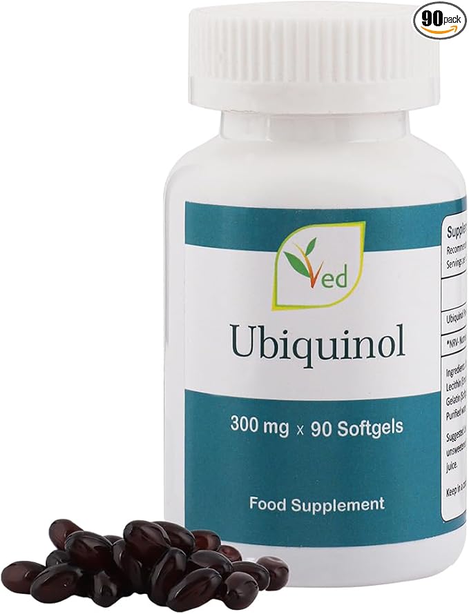 Ubiquinol 300mg 90 Softgels Enhanced Bioactivity CoQ10