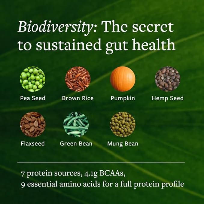 Plant Based Protein Powder for Optimal Gut Health Probiotic Protein Shake with Fermented Plant Proteins Vegan Dairy &amp Stevia-Free Unflavored