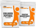 BulkSupplements Collagen Peptides 500g + Creatine 500g Bundle