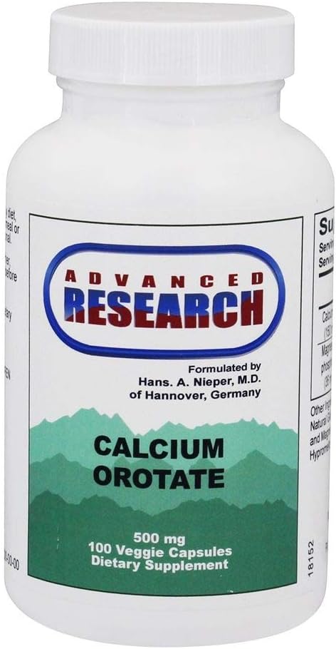 Dr. Hans Nieper Calcium Orotate Capsules 100 Count