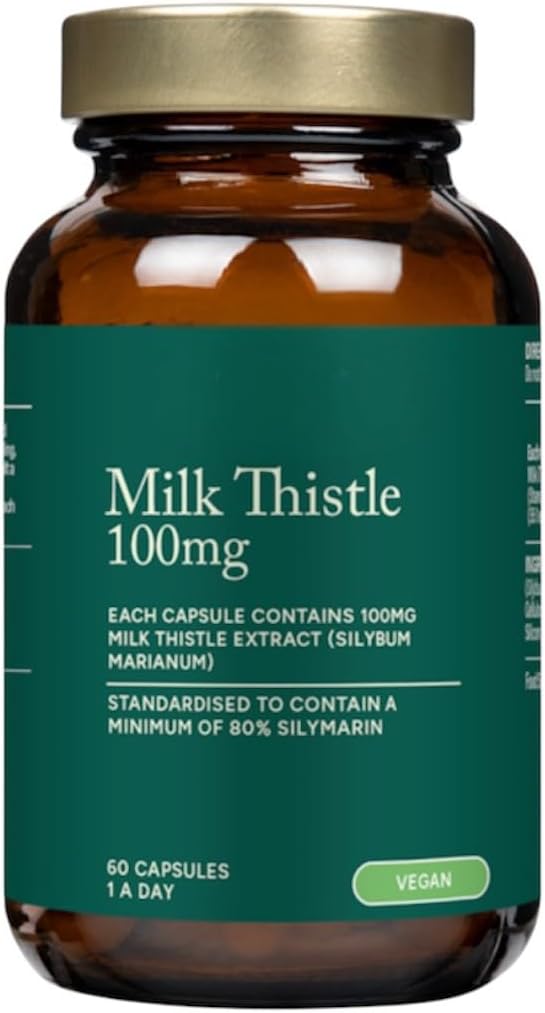 H and B Milk Thistle 100mg 60 Capsules