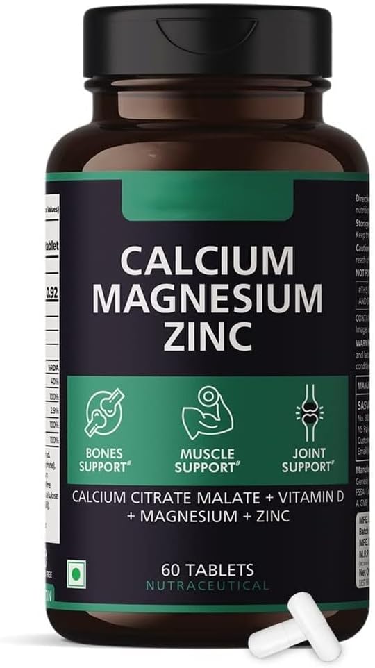 Calcium Tablets for Women Calcium Tablets for Men Calcium Tablet 1000mg Calcium Supplements for Women &amp Men Calcium Complex Ideal for Bone and Joint Support - 60 Tablets