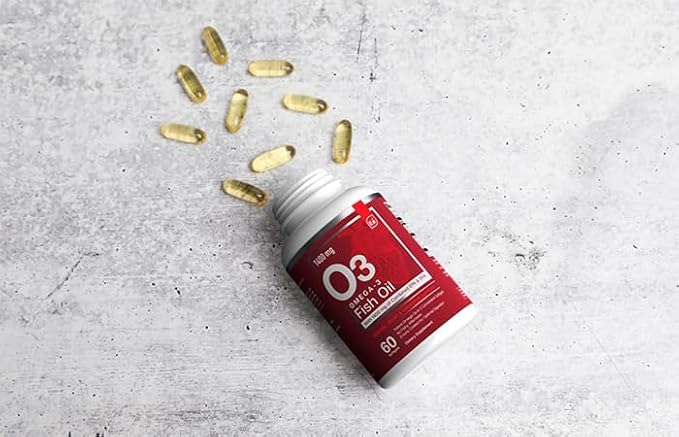 Essential Elements Omega-3 Fish Oil Supplement with EPA &amp DHA | Fatty Acids for Immune Heart &amp Cognitive Support | Omega-3 Fish Oil 120 Softgels (2-Pack)