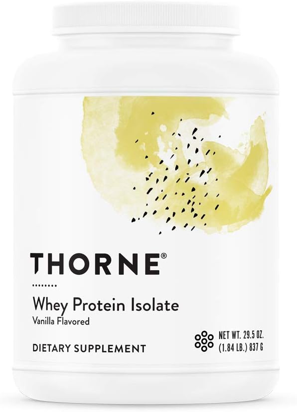 THORNE - Muscle Support Bundle - Whey Protein Isolate Vanilla &amp Creatine - NSF Certified - 30 to 90 Servings