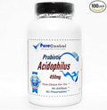 Probiotic Acidophilus 500 Million Live Active Cultures / 450mg (No Refrigeration Needed) // 100 Capsules // Pure // by PureControl Supplements