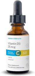 Cooper Complete Liquid Vitamin D3 25mcg (1000IU) in Each Drop 590 Drops per Bottle