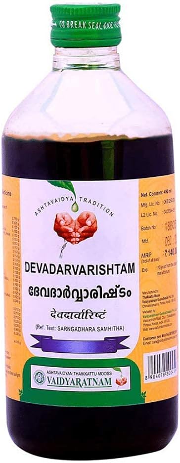 VAIDYARATNAM Devadarvarishtam 450 Ml| Ayurvedic Products | Ayurveda Products Products