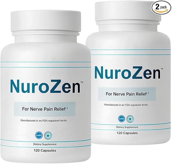 Nerve Support Supplement – Alpha Lipoic Acid B1 B6 B12 Pureblend of MSM Turmeric – Advanced Neuropathy Support Formula for Nerve Health Tingling &amp Discomfort Relief – 120 Capsules (2-Pack)