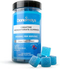 Creatine Gummies with Electrolytes | 5000 mg Creatine Monohydrate | Taurine Magnesium Potassium &amp Sodium | Blue Raspberry Flavor | Vegan Gummies