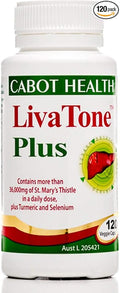 Cabot Health LivaTone Plus with Turmeric 120 Capsules