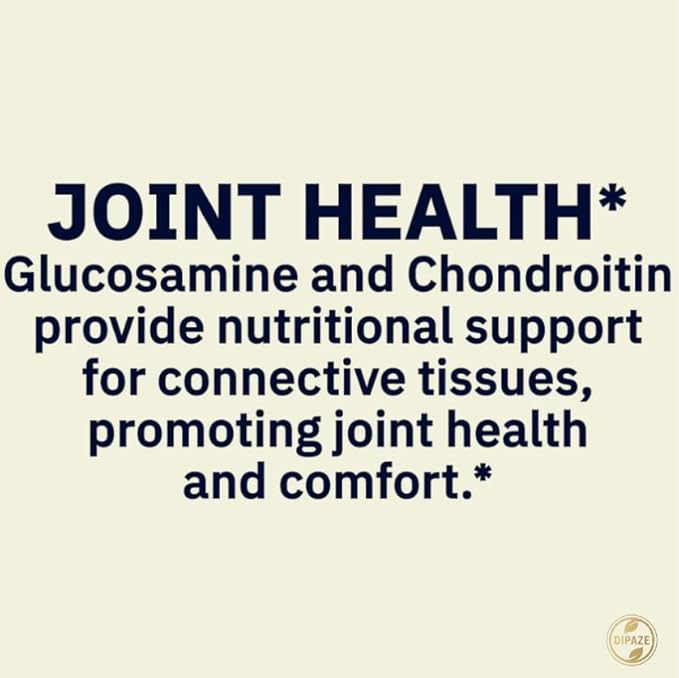 Spring Valley Glucosamine Chondroitin Dietary Supplement Tablets Triple Strength Formula 340 Count + Dipaze Gift (Container)