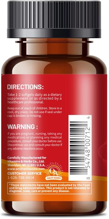 SMITH'S VITAMINS &amp HERBS Patent Reduced coenzyme Q10 30 Capsules for Pregnant Heart Function Preparation