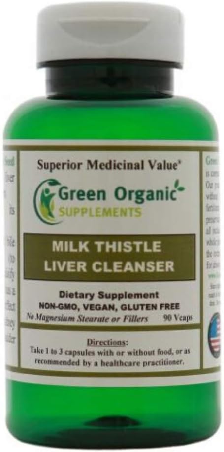 Green Organic Supplements Liver Cleanser Milk Thistle (Pack of 1)
