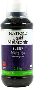 Natrol Melatonin Liquid 2.5mg 8oz with Cup
