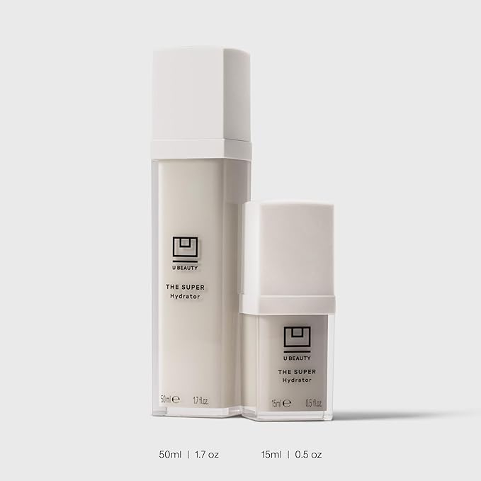 U Beauty The SUPER Hydrator Hyaluronic Acid Moisturizing Cream - Mega-Dose Skin Hydrator with Peptides and Grapeseed Oil for Supple Smooth and Softer-Looking Skin For Up To 48 Hours - 1.7 fl oz