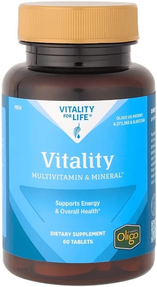 Melaleuca Multivitamin &amp Mineral Supplement for Men Powered by Oligo (60 Tablets) — Supports Energy &amp Overall Health / Organically Bound for Maximum Absorption and Antioxidant Protection