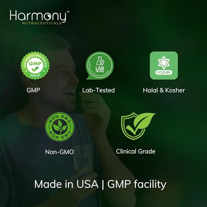 Harmony Nutraceuticals Boswin Gold Liposomal - Highest Potency Maximum Bioactivity Dr. Gumman's Clinical Grade Synergized with Turmeric &amp Triperine